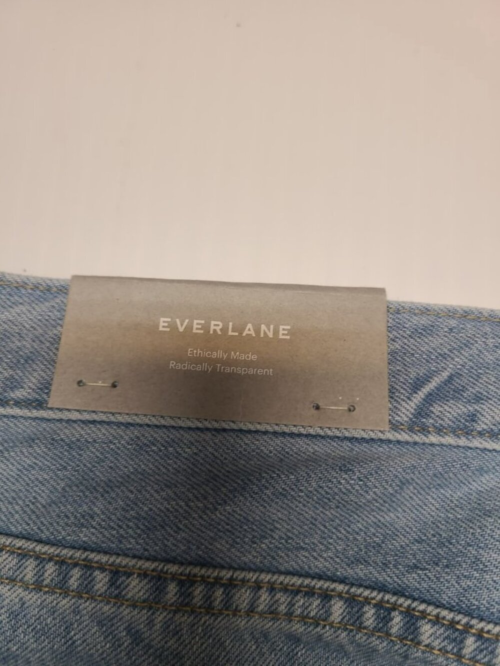 Everlane Womens 90s Cheeky Jeans Size 33 High Rise Straight Organic - Picture 9 of 12